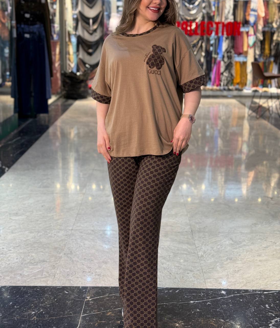 ست تیشرت شلوار زنانه بگ
